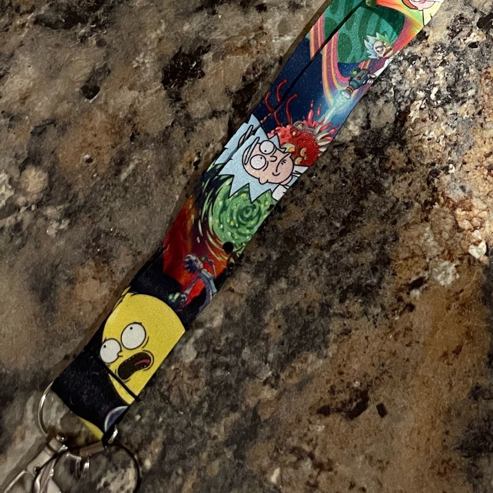 Rick and Morty lanyard. Multi-color - Picture 2 of 4